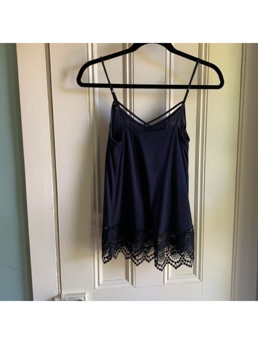 lace bottom tank top - Picture 3 of 3
